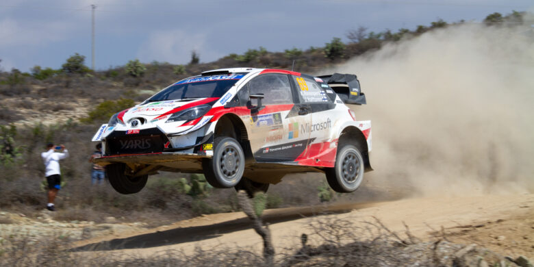 #69 Rovanperä–Halttunen, FIN, Toyota Yaris WRC, Toyota Gazoo Racing, Mexická rallye 2020 (foto: Kamil Mach)