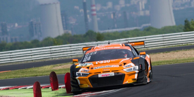#24 BWT Mücke Motorsport, DEU, Audi R8 LMS, Mike David Ortmann (DEU), Markus Winkelhock (DEU), ADAC GT Master, Most 2019 (foto: Milan Spurný)