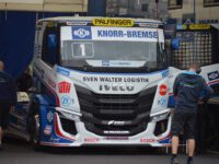 Obhájce titulu #1 Jochen Hahn (DEU), IVECO S-WAY R, test v Mostě 2020