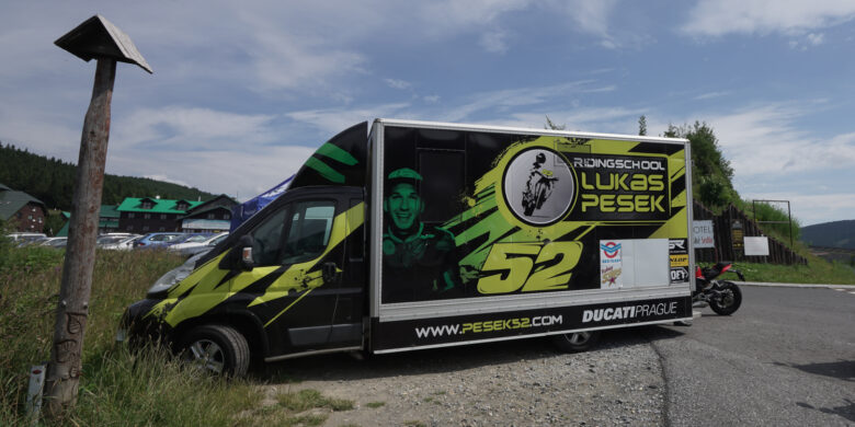 Lukáš Pešek na Červenohorském sedle