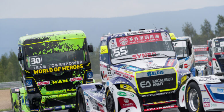 #55 Adam Lacko (CZE), Buggyra Zero Mileage Racing (CZE), Freightliner, FIA ETRC 2020 Most, Závod 1 (foto: Milan Spurný)