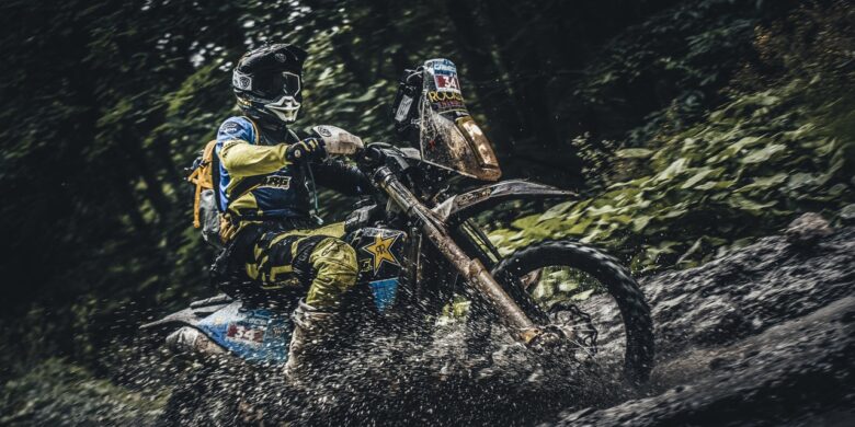 #34 Libor Podmol na startu Řecké rally (FIM Europe Cross Country Rally), Moto Racing Group
