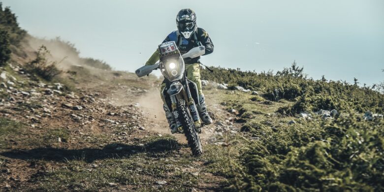 #34 Libor Podmol na startu Řecké rally (FIM Europe Cross Country Rally), Moto Racing Group