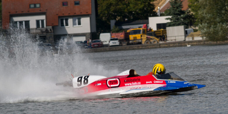 #98 LOUKOTKA David (CZE), 2. závodní jízda F250, UIM – mistrovství světa člunů Jedovnice 2020 (foto: Milan Spurný)
