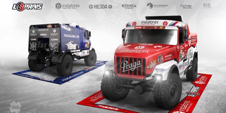 Instaforex Loprais Praga Team – Praga V4S DKR a Tatra Jamal – Queen 69