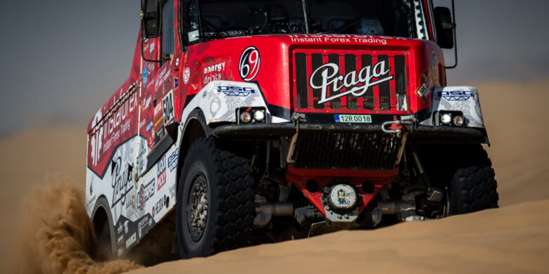 #504 Aleš Loprais, Khalid Alkendi, Petr Pokora – Praga V4S DKR, Instaforex Loprais Team (foto: Duda Bairros)