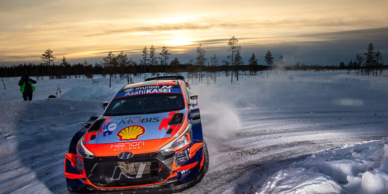 Ott Tänak, Martin Järveoja, EST, Hyundai i20 Coupe WRC, Arctic Rally Finsko 2021 (foto: Media Hyundai Motorsport)