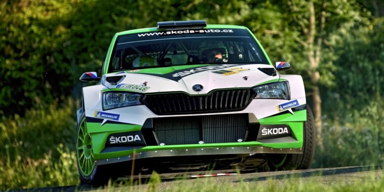 #1 Kopecký Jan, Hloušek Jan, CZ, Škoda Fabia Rally2 evo, Škoda Motorsport, Kowax Valašská Rally ValMez 2020 (foto: Pavel Pustějovský)