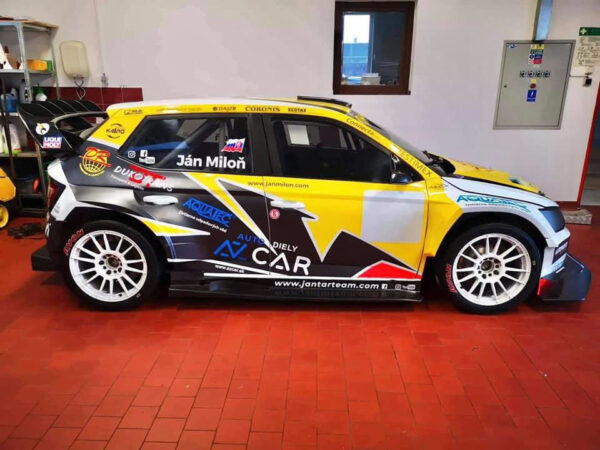 Škoda Fabia R5 Jana Miloně