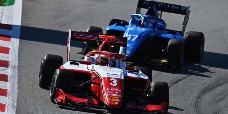 #3 Olli Caldwell, GBR, Prema Racing, závod 2, FIA F3, Barcelona 2021 (foto: Clive Mason/Getty Images)