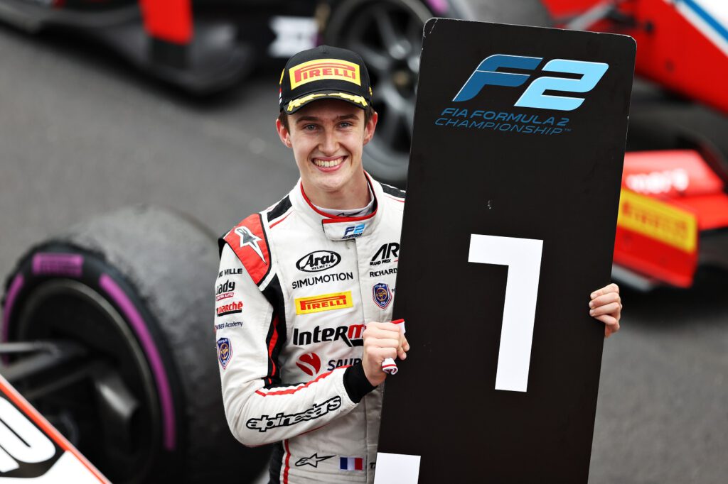 Vítěz závodu F2 – #10 Theo Pourchaire, FRA, ART Grand Prix, hlavní závod, FIA F2, GP Monaka 2021