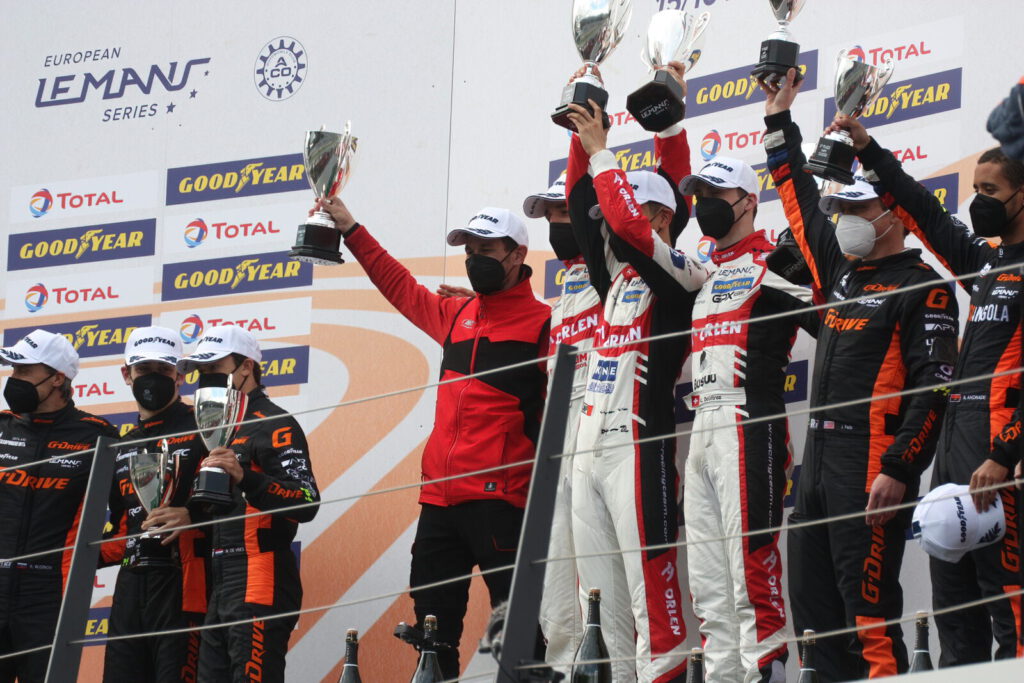 Vítězná posádka 4H na Red Bull Ringu: Deletraz/Kubica/Ye, WRT, Oreca Gibson