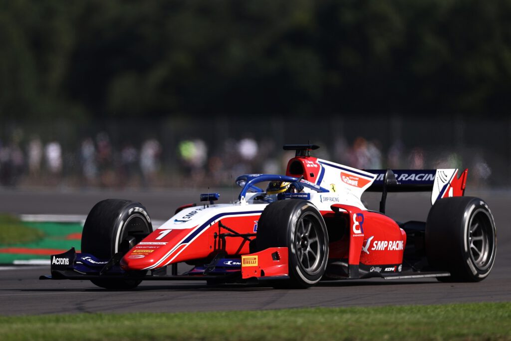 #1 Robert Shwartzman, RUS, Prema Racing, sprint 1, FIA F2, GP Velké Británie 2021