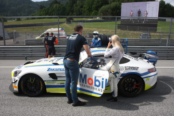 Gabriela Jilkova, Zakspeed, Mercedes AMG GT4, Red Bull Ring 2021