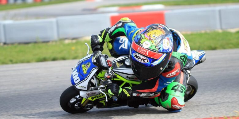 Mladý Šimon Kučeřík vybojoval titul mistra Evropy minimoto.