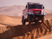 #508 Aleš Loprais, Petr Pokora a Jaroslav Valtr ml. – Praga V4S DKR, Instaforex Loprais Team, Dakar 2022