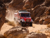 #508 Aleš Loprais, Petr Pokora a Jaroslav Valtr ml. – Praga V4S DKR, Instaforex Loprais Team, Dakar 2022
