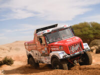 #508 Aleš Loprais, Petr Pokora a Jaroslav Valtr ml. – Praga V4S DKR, Instaforex Loprais Team, Dakar 2022