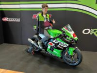 Oliver König na svém novém motocyklu WorldSBK Kavasaki