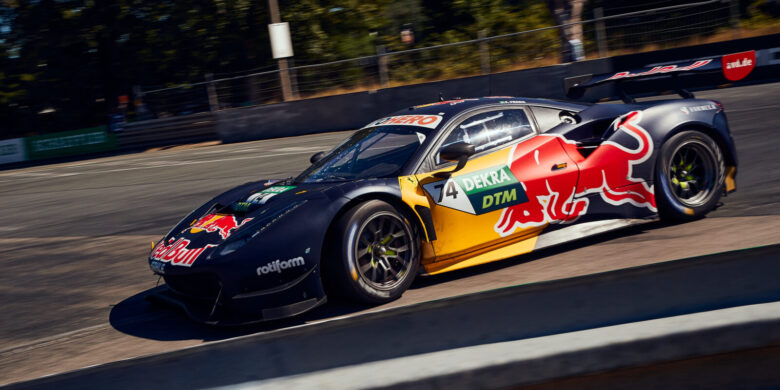 #74 Felipe Fraga (BRA), Red Bull AlphaTauri AF Corse, Ferrari, DTM Norisring 2022 (foto: Julian Kroehl/Red Bull Content Pool)