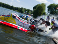 #66 ROSSI Giuseppe (ITA), Heat 1 F500, UIM – mistrovství Evropy motorových člunů Chodzież 2021, Polsko (foto: Milan Spurný)