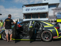 #38 Radim Adámek (CZE) Audi RS3 LMS TCR 2021 - první místo na startu (foto: Jan Škoda)