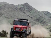 #508 Aleš Loprais, Petr Pokora a Jaroslav Valtr ml. – Praga V4S DKR, Instaforex Loprais Team, Dakar 2023