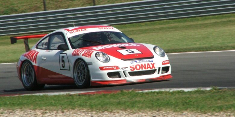 Milan Bezák /CH/ Porsche 911 GT3 Cup - Memoriál Ing. Vojtěcha Most 2008 by VDR