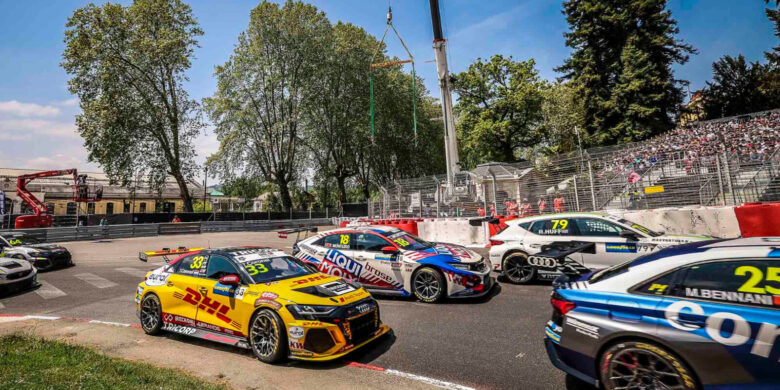 #33 CORONEL Tom (NLD), Comtoyou DHL Team Audi Sport, Audi RS 3 LMS, action during the WTCR - Race of France 2022, 1st round of the 2022 FIA World Touring Car Cup, from May 7 to 8 in Pau, France (Photo Gregory Lenormand / DPPI)