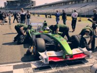 Klass Zwart (NL) Jaguar R5 F1 Cosworth 3,0 - Landsail Maxx Formula Hockenheimring, foto pořadatele