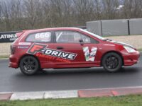 Gustav Niedelský - Honda Civic Type R - F-Drive Racing Hankook Carboniacup 2023 Most © V. Rožánek