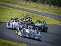 Jiří Švec s Funyem SP05 Evo vede skupinu C Hankook Carboniacupu na Pannoniaringu © D. Belica
