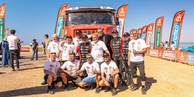 #602 Aleš Loprais, Jiří Stross a Jaroslav Valtr ml. – Praga V4S DKR, Instaforex Loprais Team, Dakar 2024