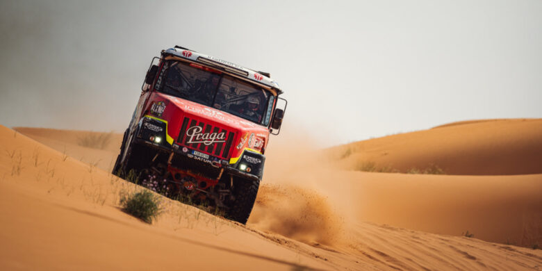#602 Aleš Loprais, Jiří Stross a Jaroslav Valtr ml. – Praga V4S DKR, Instaforex Loprais Team, Dakar 2024