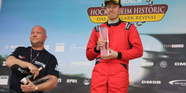 Henry Clausnitzer na stupních vítězů (foto: Roman Klemm)
