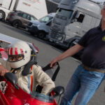 #56 Royale RP 11 Christian Frenslich, se vzorem na helmě jaký měl Tom Pryce