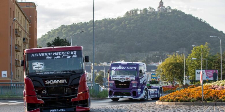 Spanilá jízda FIA ETRC 2024 v Mostě © autodrom Most