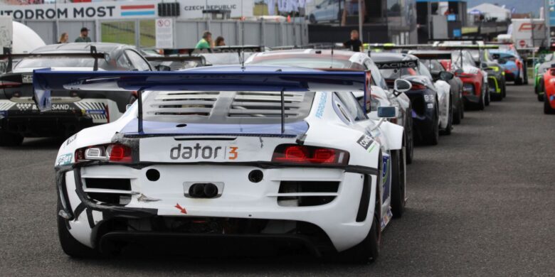 Duck Racing s Audi LMS Ultra GT3 v Mostě 2024 © V. Rožánek