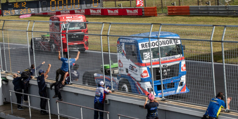 E. Rodriguez (PT) vítězí v Mostě při FIA ETRC foto autodrom Most