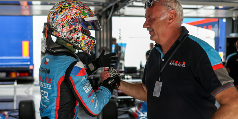 Max Karhan a šéf stáje Jenzer Motorsport foto P. Frýba